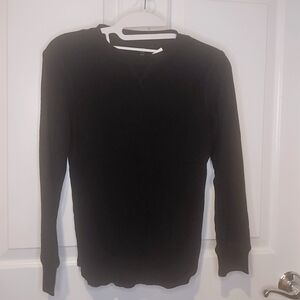 Gap kids long sleeve under shirt, black. Size Medium (8)